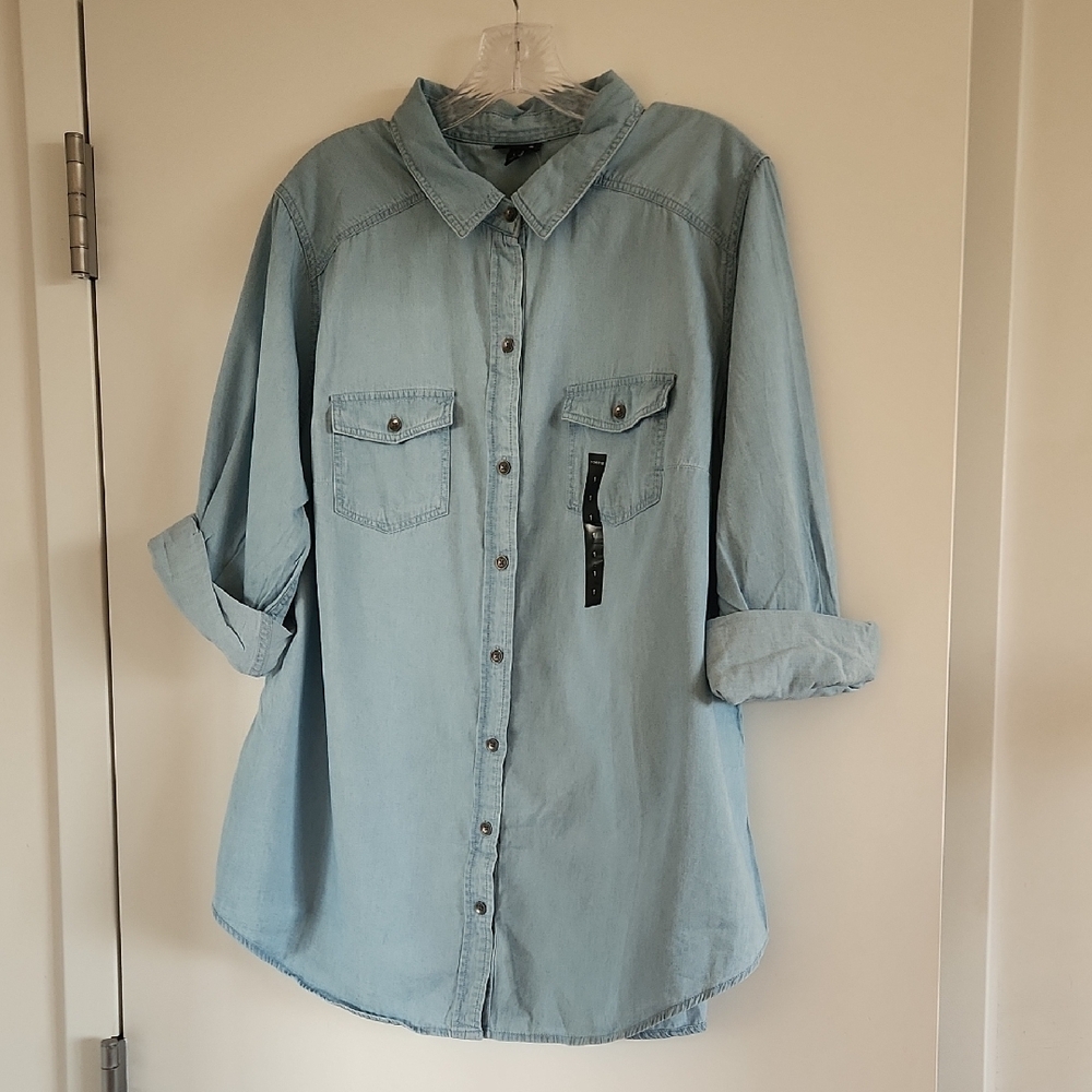 Light Blue Denim Shirt